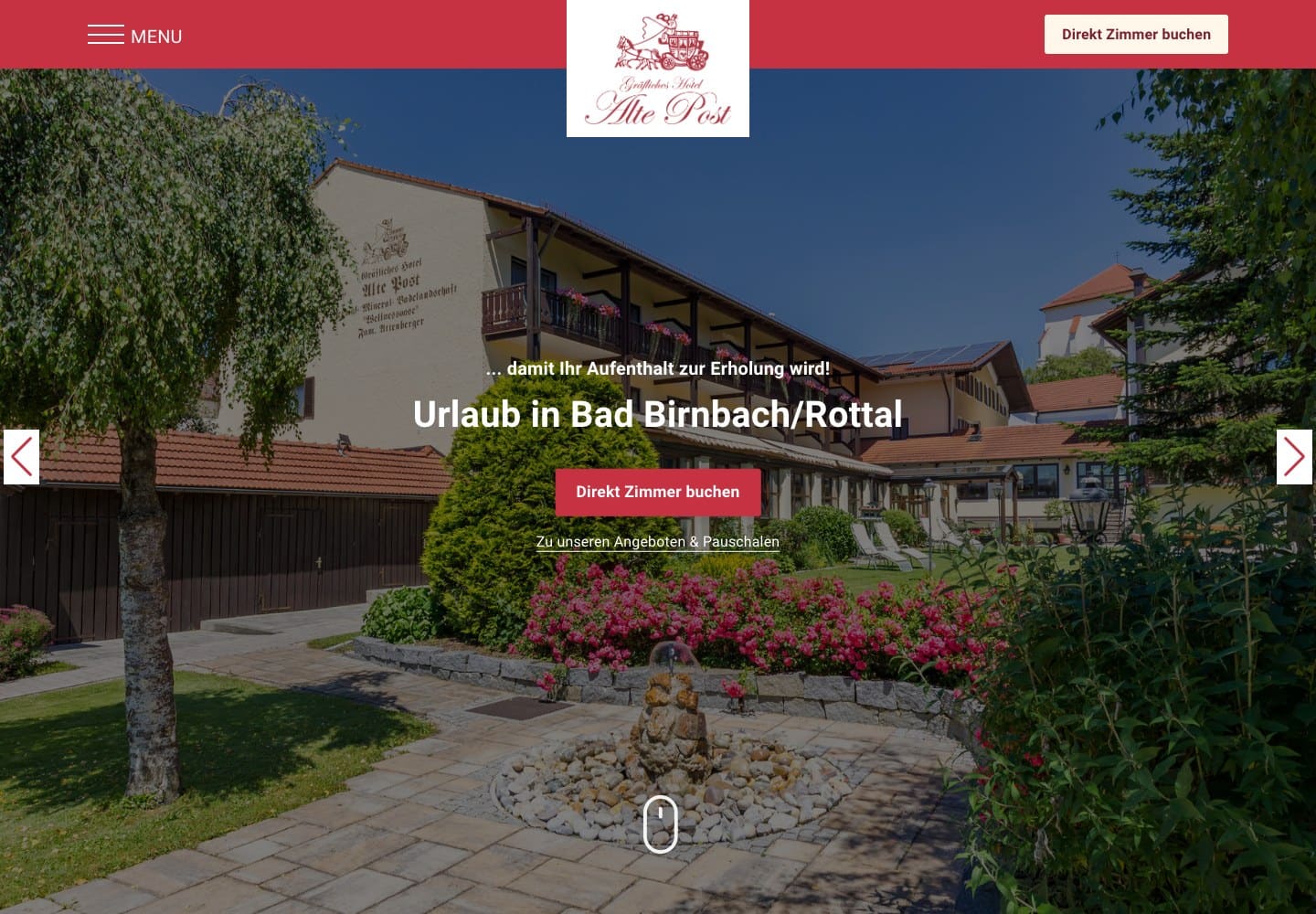 Hotel Alte Post: Website-Projekt entdecken