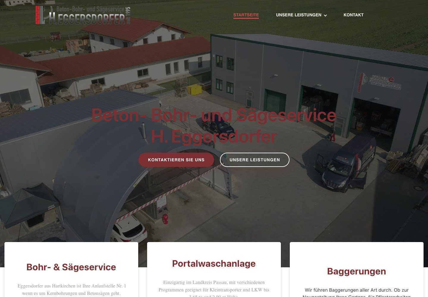 Eggersdorfer: Website-Projekt entdecken